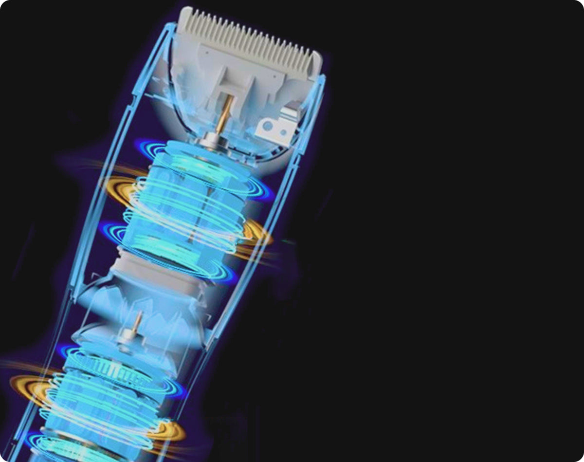 Dual motor driver suger hårene op øjeblikkeligt